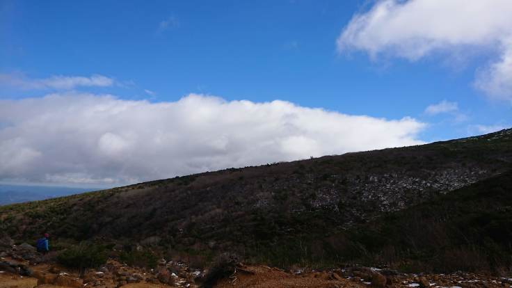 安達太良山登山　くろがね小屋の手前　＠福島県二本松市_f0048546_23225257.jpg