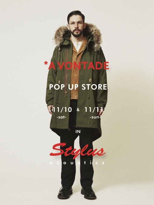 A VONTADE(アボンタージ) POP UP STOREのお知らせ!_d0158579_19043205.jpg