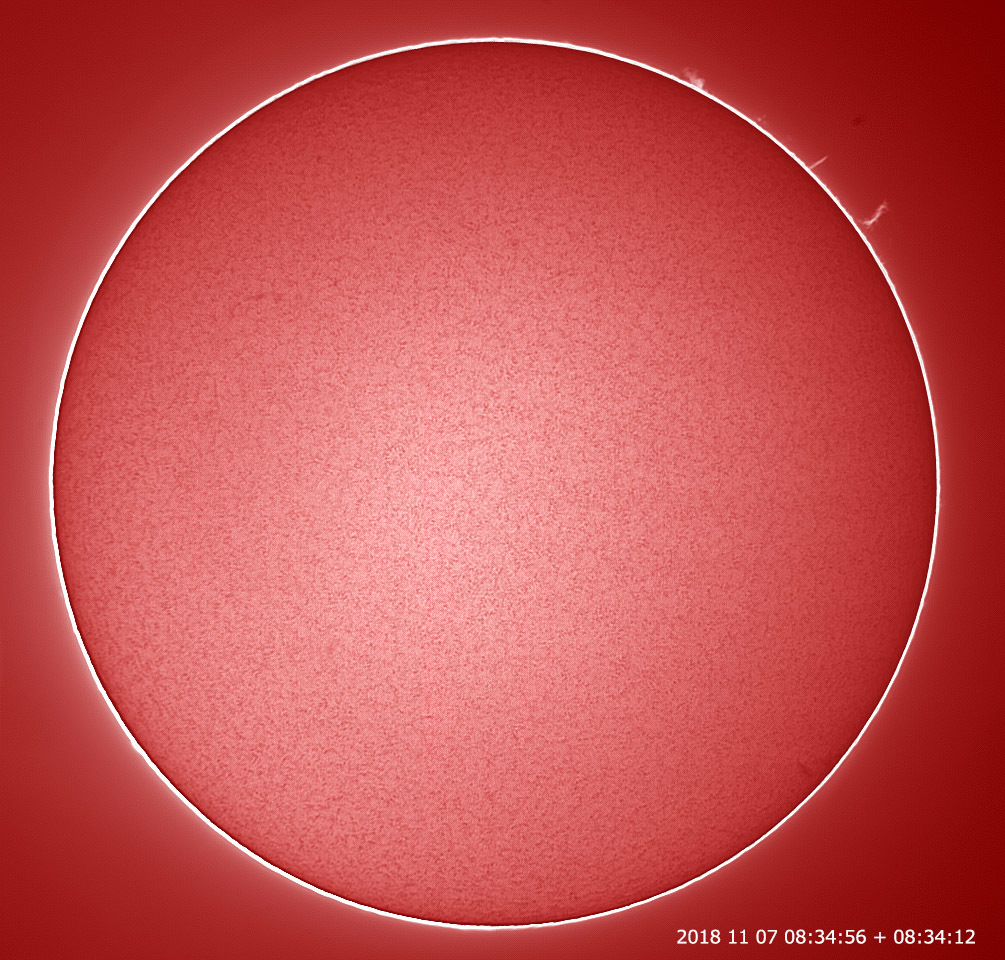 11月7日の太陽_e0174091_09404220.jpg