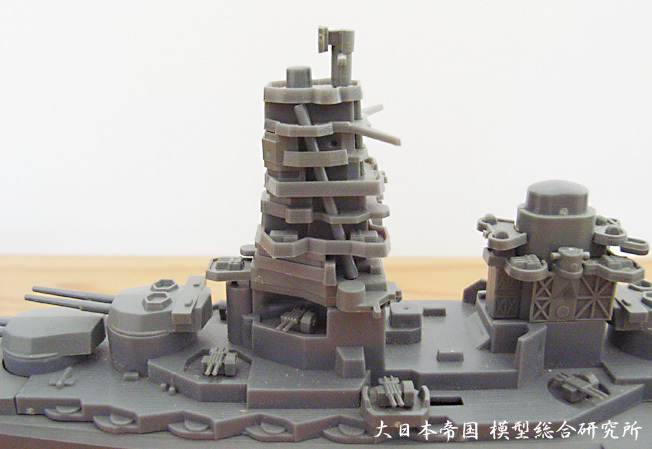 ニチモ 30センチ 航空戦艦伊勢 : 大日本帝国 模型総合研究所 艦船