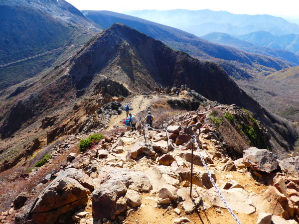 日本百名山那須岳　　朝日岳(1,897.5M) 下山編_d0170615_21244435.jpg