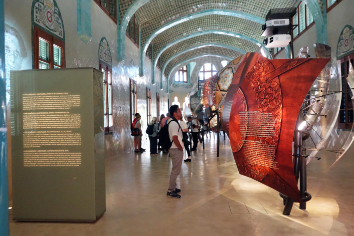 サン・パウ病院 Hospital de Sant Pau リュイス・ドメネク・イ・ムンタネー Sant Pau Recinte Modernista 世界遺産 2018年9月 バルセロナの旅(4)_f0117059_16230150.jpg