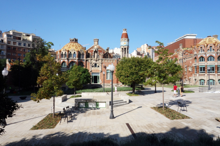 サン・パウ病院 Hospital de Sant Pau リュイス・ドメネク・イ・ムンタネー Sant Pau Recinte Modernista 世界遺産 2018年9月 バルセロナの旅(4)_f0117059_16233829.jpg