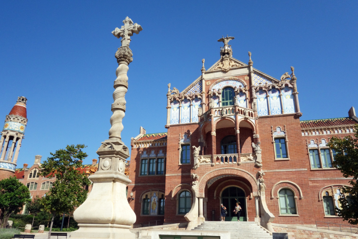 サン・パウ病院 Hospital de Sant Pau リュイス・ドメネク・イ・ムンタネー Sant Pau Recinte Modernista 世界遺産 2018年9月 バルセロナの旅(4)_f0117059_16234223.jpg