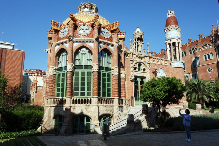 サン・パウ病院 Hospital de Sant Pau リュイス・ドメネク・イ・ムンタネー Sant Pau Recinte Modernista 世界遺産 2018年9月 バルセロナの旅(4)_f0117059_16234732.jpg