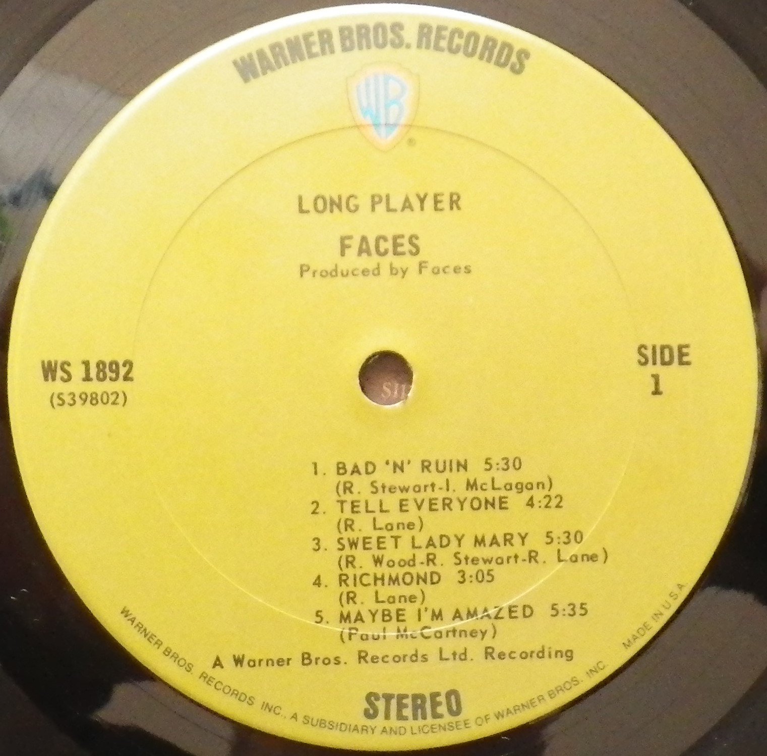 【レコード】Faces – 2 Originals Of Faces 1131 レコード】Faces – 2 Originals Of Faces 1131 - メルカリ