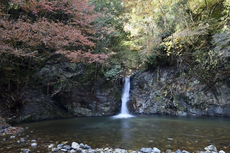 横谷峡四つの滝 紅葉滝 尾張名所図会を巡る