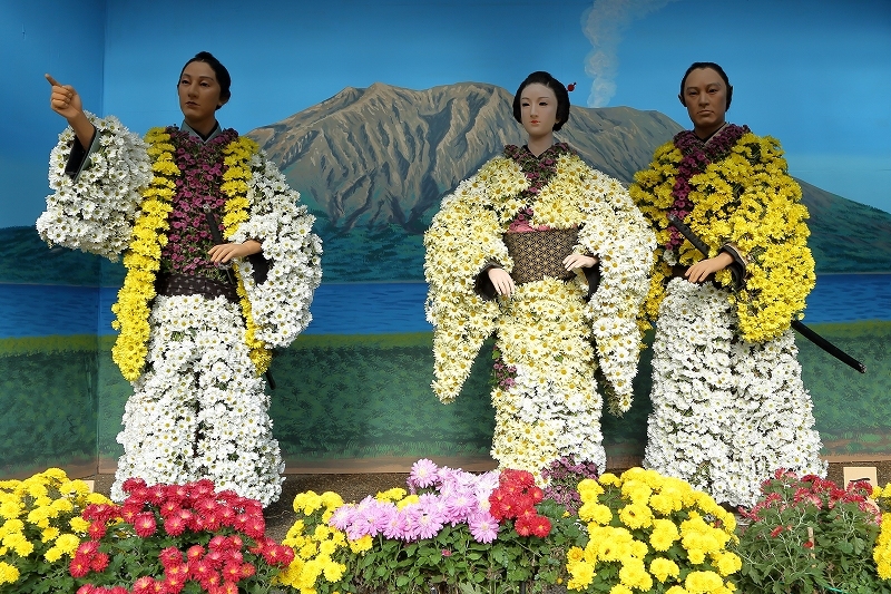 今年の菊人形は 西郷どん でした 文京区湯島天神 菊まつり 旅プラスの日記