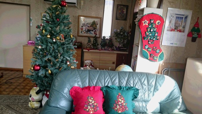 クリスマスに飾りつけ☆彡_e0040673_9233677.jpg