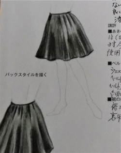 文化服装学院通信教育(２)　スカートを作る_b0241007_16424863.jpg