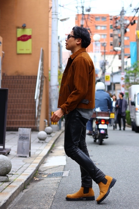 ジャケット・アウター The Letters WESTERN SHORT RIB ZIP JACKET The Letters＞WESTERN SHORT RIB ZIP JACKET -COTTON COUDUROY