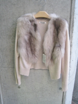 ファー付きカーディガン Bon Gout Blog ファー付きカーディガン Bon Gout Blog