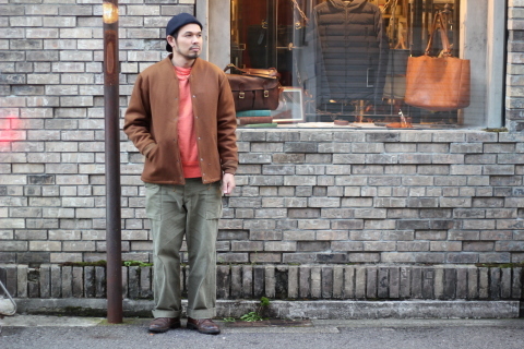 「Jackman」上質なメルトン生地を使用した \"Award Jacket\" ご紹介_f0191324_08362885.jpg