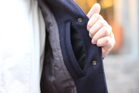 「Jackman」上質なメルトン生地を使用した \"Award Jacket\" ご紹介_f0191324_08395225.jpg
