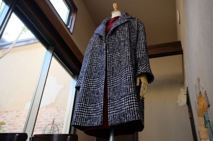  ”Today\'s Styling～Blue Nep Tweed Coat。。。...11/14wed”_d0153941_17435489.jpg