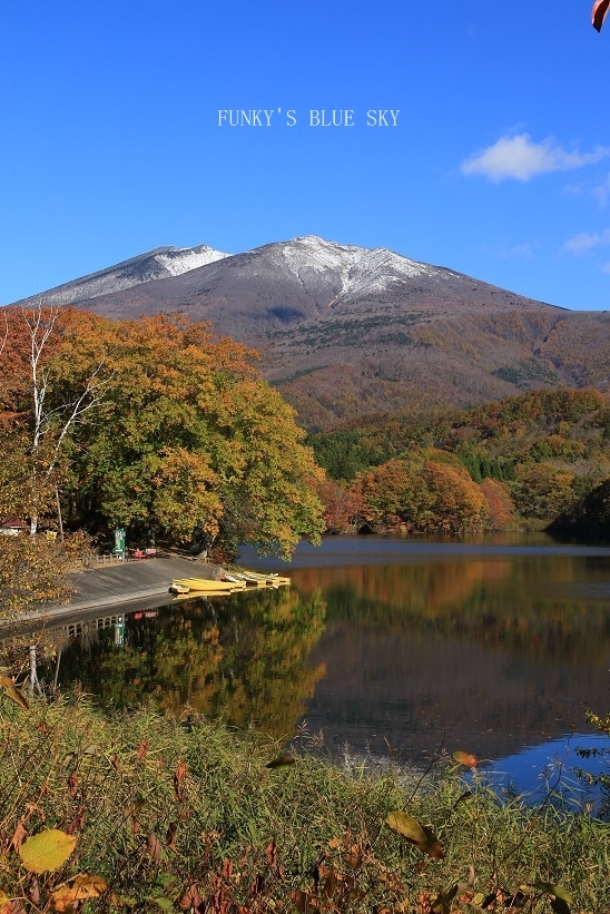 秋晴れの日、山の麓の湖に･･_c0145250_10123689.jpg