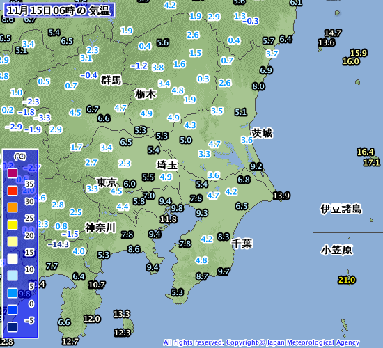 2018年11月15日 今朝の関東地方は寒い朝_e0037849_06332126.png