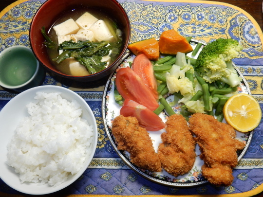 ’18,11,15(木)昔は若かった!とカキフライ!_f0060461_06210035.jpg