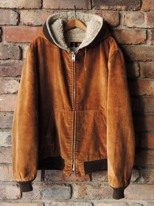 S WILLIAM BARRY CORDUROY BOA ZIP UP JACKET  RECOMMEND