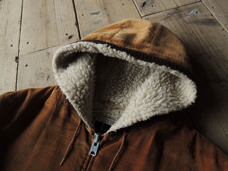 70S WILLIAM BARRY CORDUROY BOA ZIP-UP JACKET--RECOMMEND 70S WILLIAM BARRY CORDUROY BOA ZIP-UP JACKET--RECOMMEND