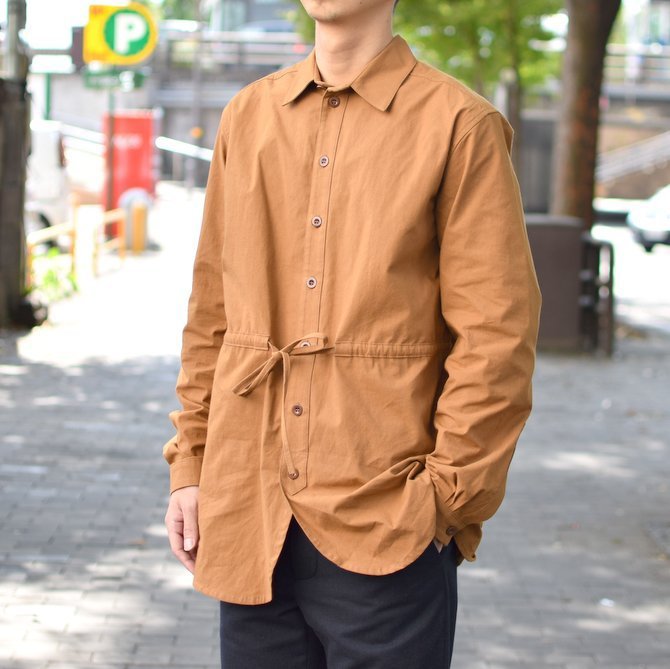 FRANK LEDER(フランクリーダー)BRUSHED COTTON SHIRT + DRAWSTRING_d0158579_16431721.jpg