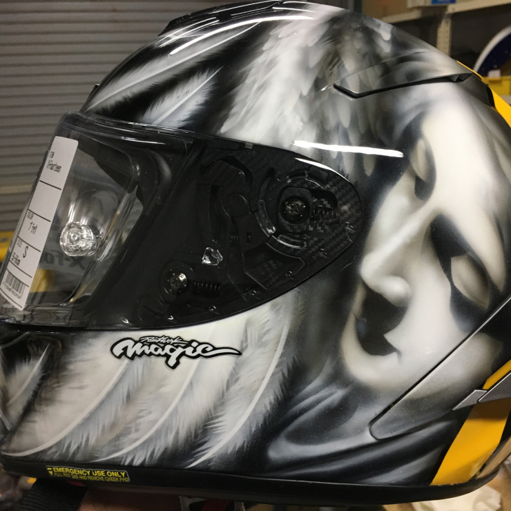 SHOEI  X-14 カスタムペイント_f0115410_22545337.jpg