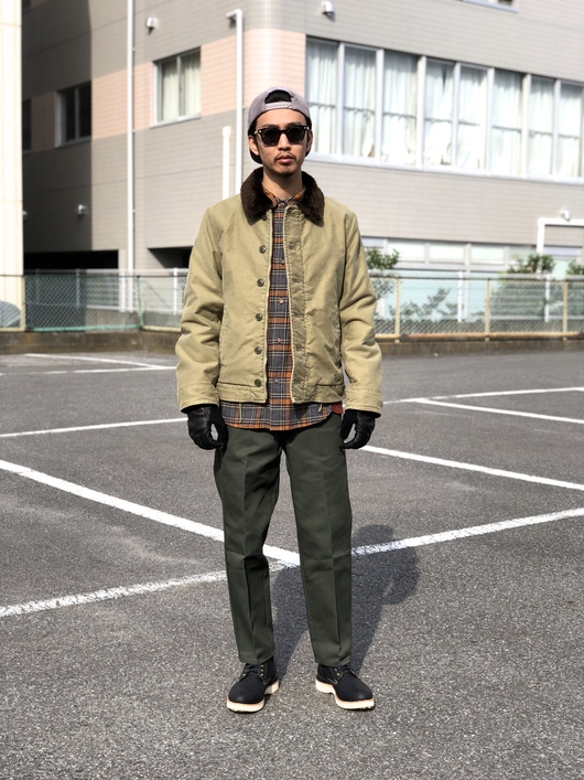 WACKO MARIA (ワコマリア) N-1 DECK JACKET デッキジャケット 美品 カーキ size XL 