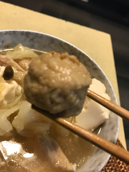 肉団子！ お仕事前の腹ごしらえ！_b0271789_08043158.jpg