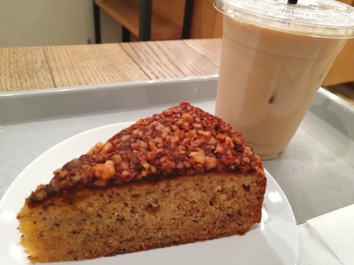 ハドソンマーケットベーカーズでバナナコーヒーケーキ パンによるパンのための