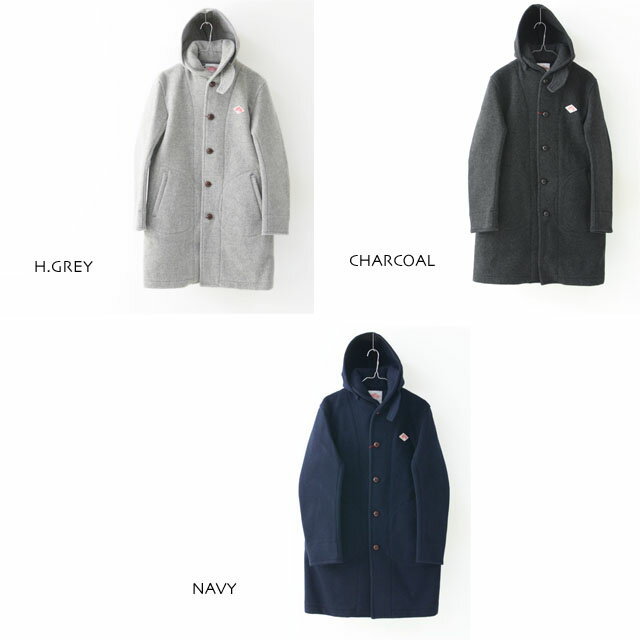 DANTON [ダントン] WOOL MOSSER FOOD COAT ウールモッサー フード コート [ JD-8454WOM] MEN\'S_f0051306_16235312.jpg