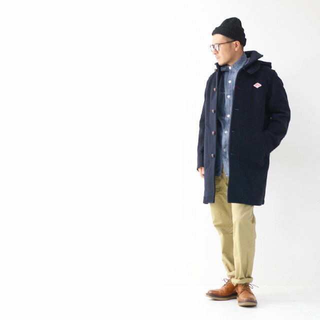 DANTON [ダントン] WOOL MOSSER FOOD COAT ウールモッサー フード コート [ JD-8454WOM] MEN\'S_f0051306_16235690.jpg