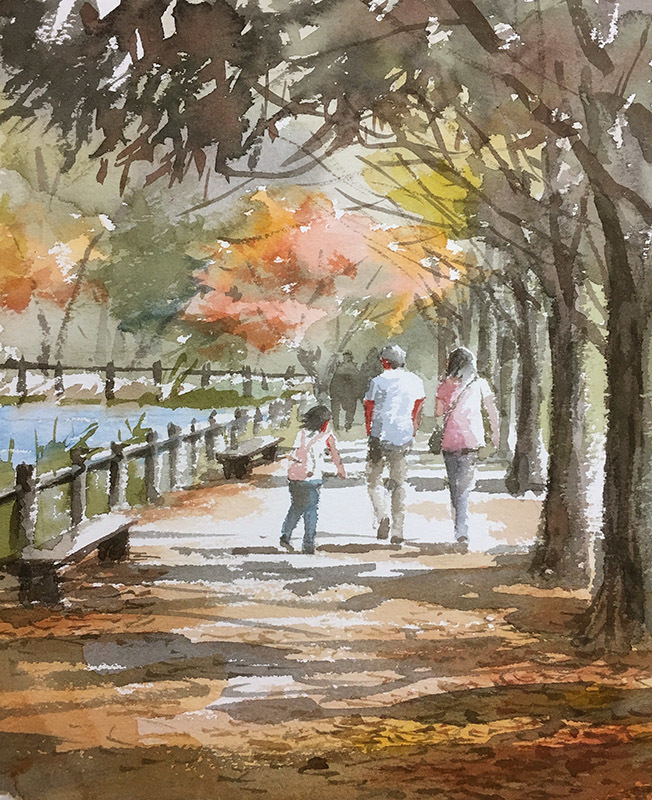軽井沢 : 赤坂孝史の水彩画 AKASAKA TAKASHI watercolor
