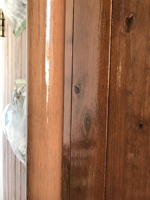 玄関ドアを塗りました！　と　お弁当_d0249193_17174483.jpg