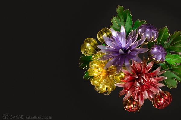 18年 小菊簪 菊尽くし 出品いたしました 榮 Kanzashi Sakae 簪作家