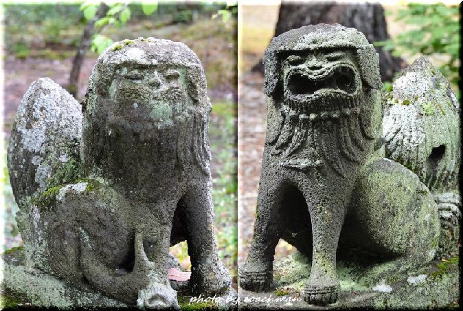 雨紛神社　狛犬　旭川市_a0315942_20585565.jpg