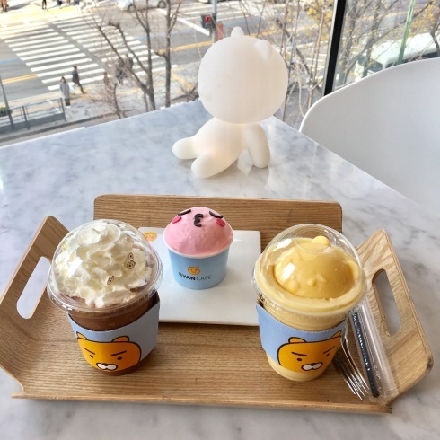 小学生連れソウル 3 カカオフレンズでお買い物 ライアンカフェ ハレクラニな毎日