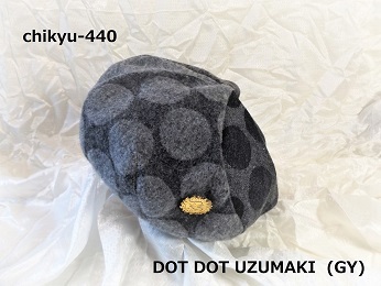 2018.AW. イーズゥー chikyuー440 DOT DOT UZUMAKI (GY) \\14,580 (税込み)_d0189661_14280268.jpg