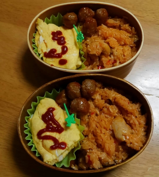 オムライス弁当。_a0061973_10270305.jpg