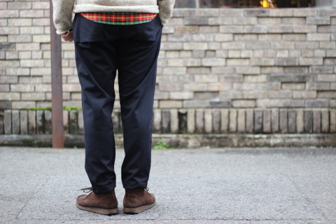 「Jackman」FREEMAN別注 \"High-density Jersey Trousers\" ご紹介_f0191324_08411760.jpg