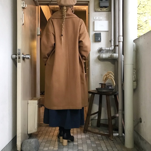 ショールカラーコート Honnete_d0364239_14532602.jpg