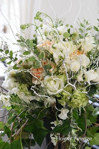*クリスマス会場装花のレッスン*_e0159050_18552406.jpg