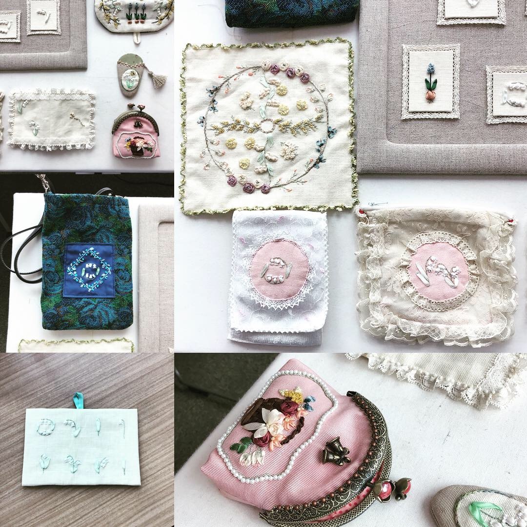 『 えびすみつこのリボン刺繍講座  』_c0357605_14462721.jpg