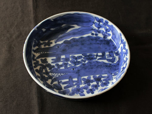 大隈美佳さんの青絵の角鉢、ドラ鉢、だ円鉢。_a0026127_16592321.jpg