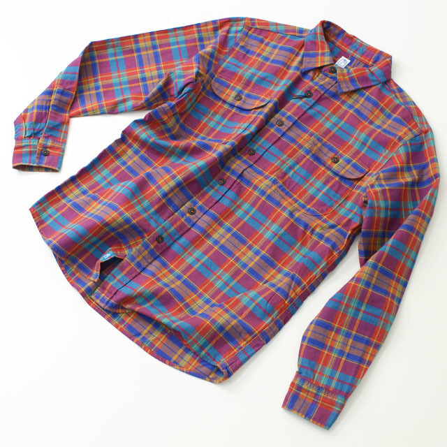 KATO\' BASIC[カトー ベーシック] ツイルマドラスワークシャツ [BS830072] ネルシャツ・ワークシャツ・綿シャツ・長袖シャツ　MEN\'S_f0051306_17383445.jpg