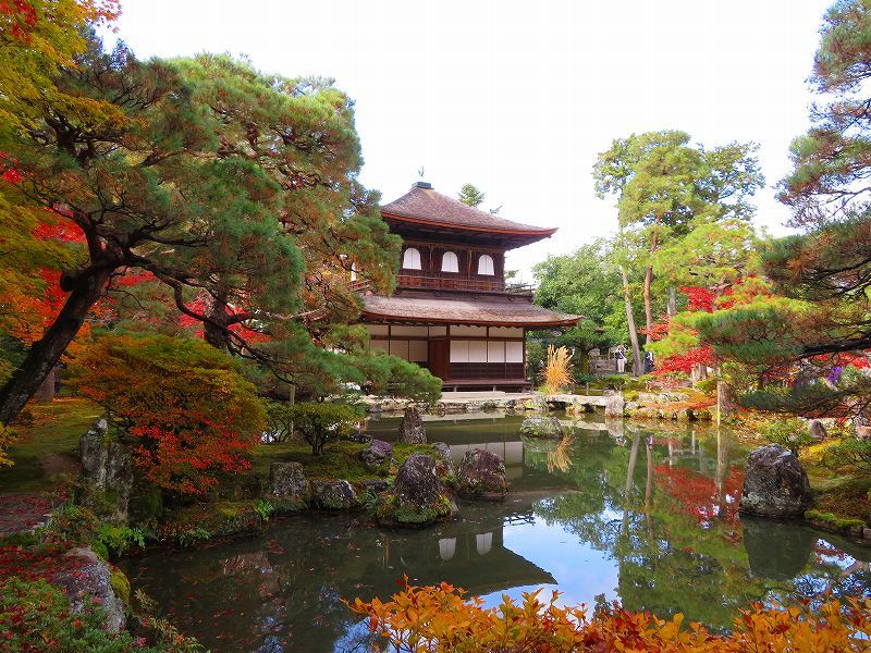 銀閣寺の庭園と紅葉20181129_e0237645_00421730.jpg