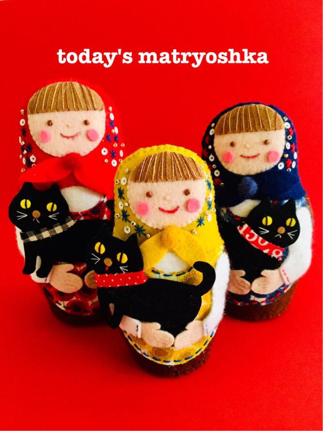 今日のマトリョーシカ クリスマスマトリョーシカ_a0138490_09235541.jpg