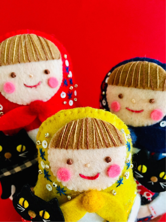 今日のマトリョーシカ クリスマスマトリョーシカ_a0138490_09254309.jpg