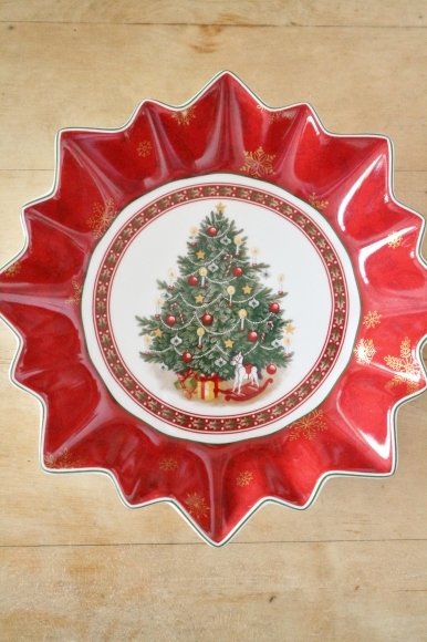 ビレロイボッホのクリスマスのティーポット＆ウォーマー＆深皿