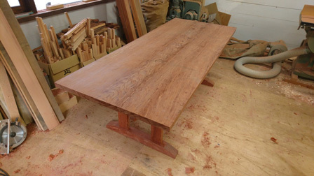 花梨 テーブル、座卓 製作その5 : KAKI CABINETMAKER