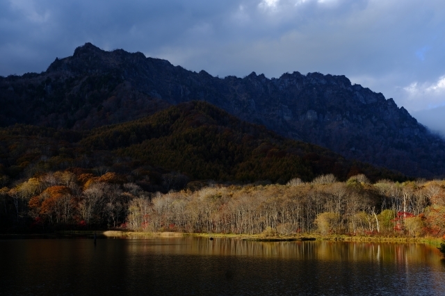 晩秋紅葉図_f0050534_23182521.jpg